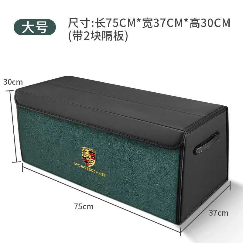 Suitable for Porsche car trunk storage, Cayenne Macan, Palamella, Taycan car organizer