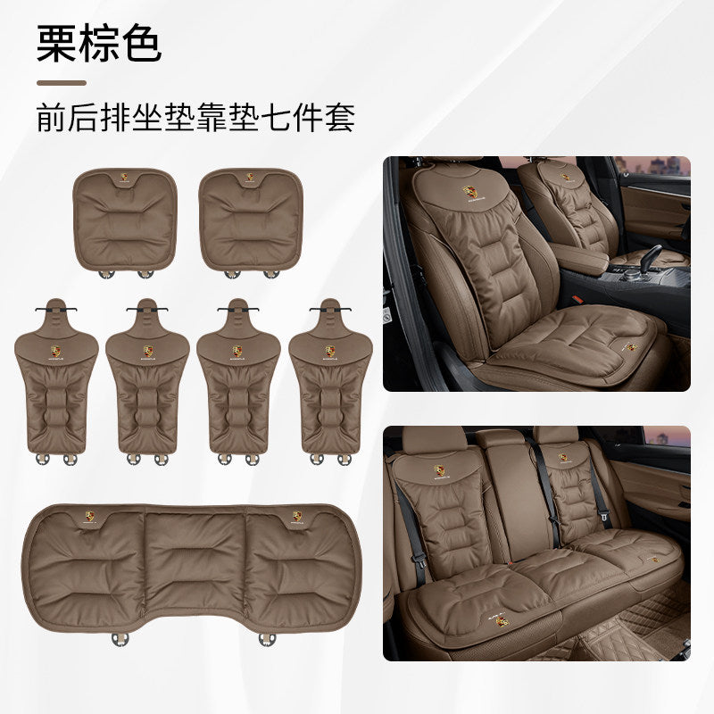 Porsche seat cushions: new Cayenne Panamera Macan 718 911 interior seat cushion covers suitable for all seasons