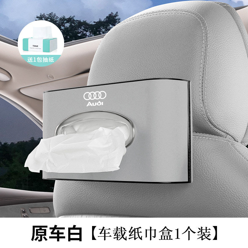 Suitable for Audi S A4LA6LA5Q5LQ7Q3 car tissue box A7A3Q2L car decoration paper drawer box