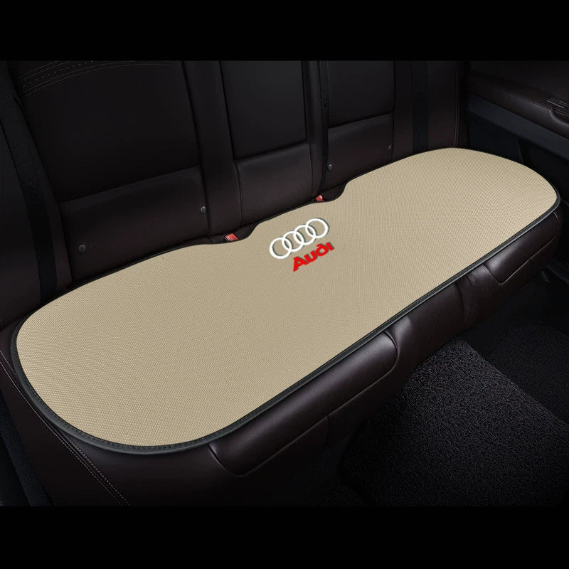 Audi breathable linen rear bench cushion in Warm Beige