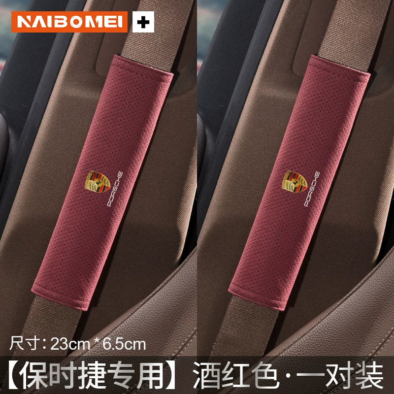 Applicable Porsche Paramela 911 Cayenne 718 Parmecalman car seat belt shoulder guard trim trim