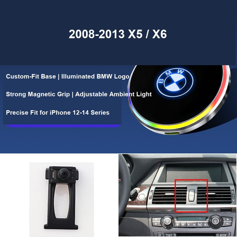 BMW magnetic phone mount 2008-2013 X5 X6 fitment