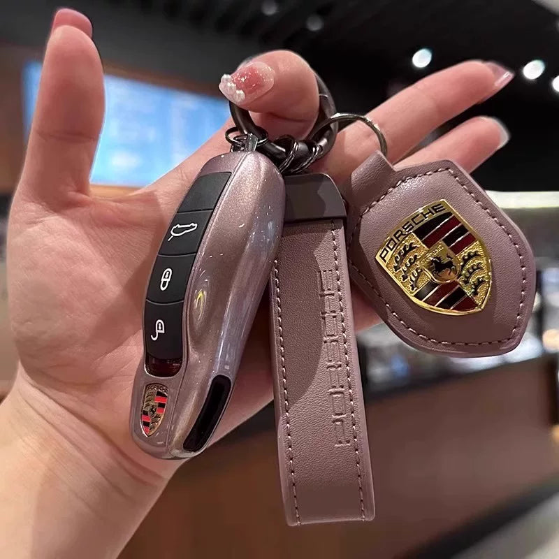 Porsche Signature Gloss Key Shell – 13-Colour Crest Collection and Houndstooth Edition