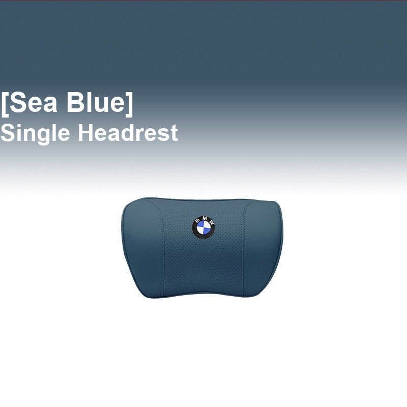 BMW Sea Blue - Single Headrest - Memory Foam Cushion