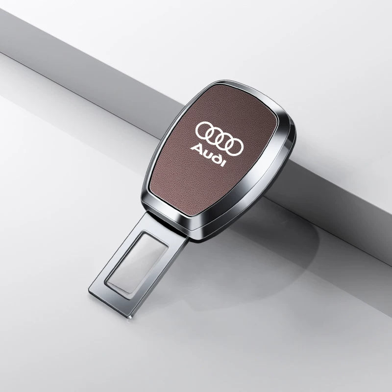 Audi Signature Seat Belt Extender – Nappa-Grain Chrome Edition