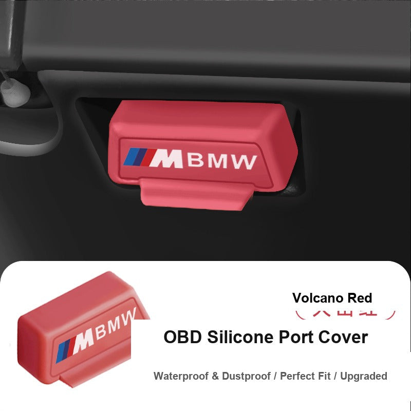 غطاء سيليكون واقٍ لمنفذ OBD متوافق مع BMW الفئة 3، 4، 5، 7، 1 - غطاء غبار وحماية
