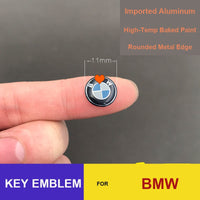 Pegatina de emblema para llave BMW - Logotipo de repuesto de 11 mm