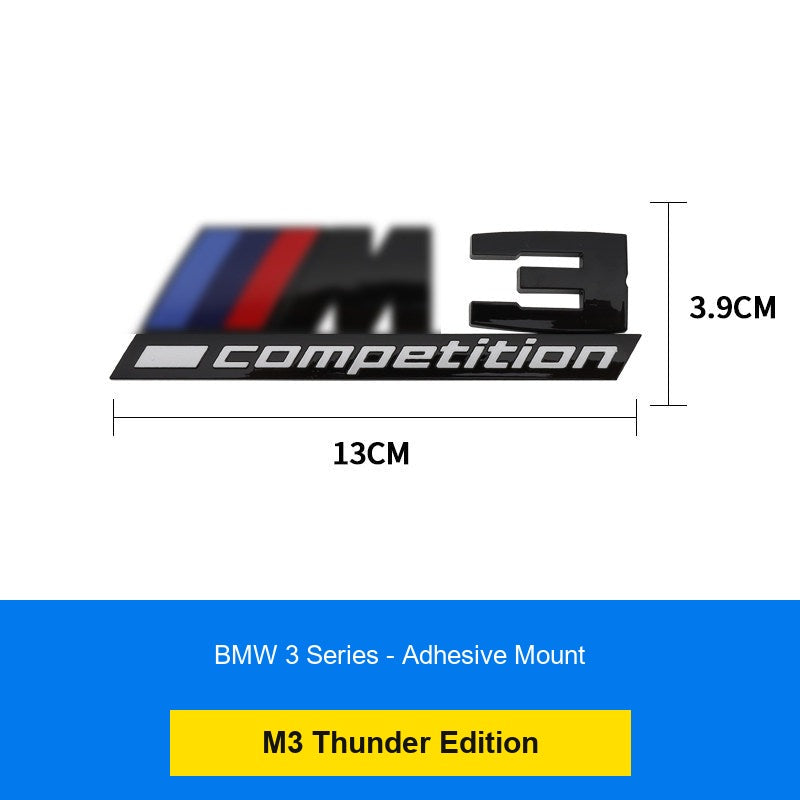 BMW M3 Thunder Edition rear emblem