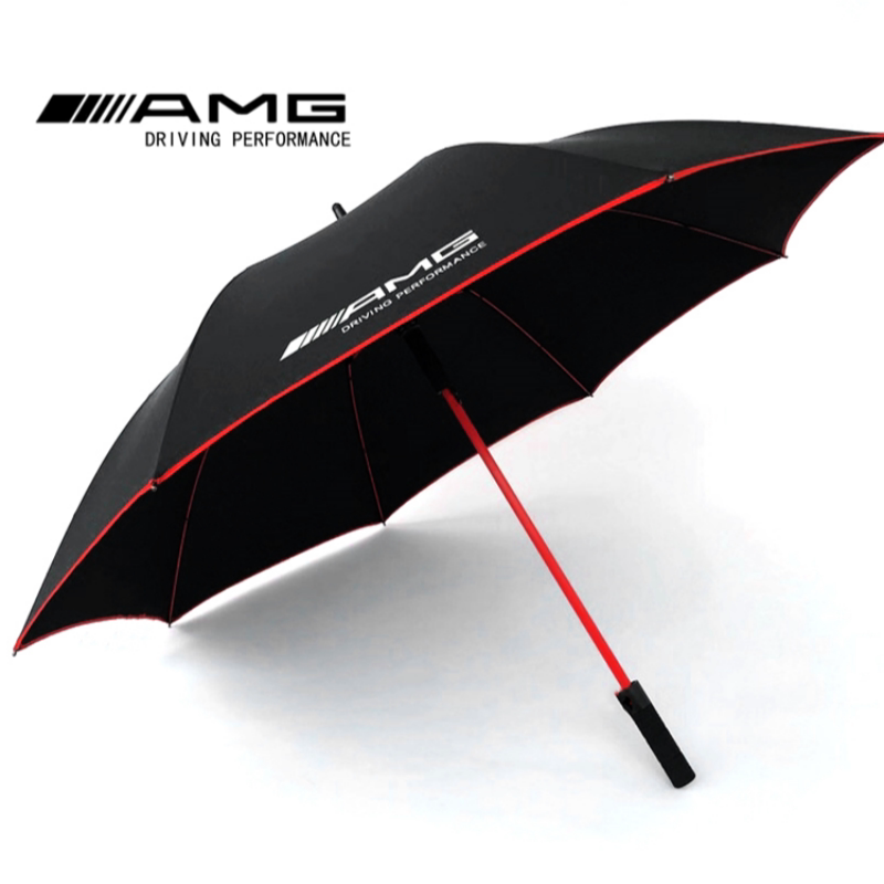 It is suitable for Mercedes-Benz umbrellas, original large umbrellas, high-end sunscreen 4S car special original automatic long-handled folding umbrellas