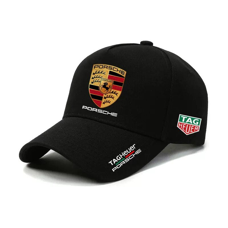 Porsche logo baseball cap custom team enthusiast F1 racing cap outdoor men's and women's sunshade peaked hat