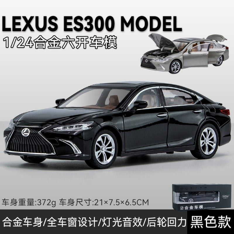 نموذج محاكاة سبيكة Lexus LS500h بمقياس 1:32، زينة سيارة Lexus، لعبة سحب بصوت وضوء