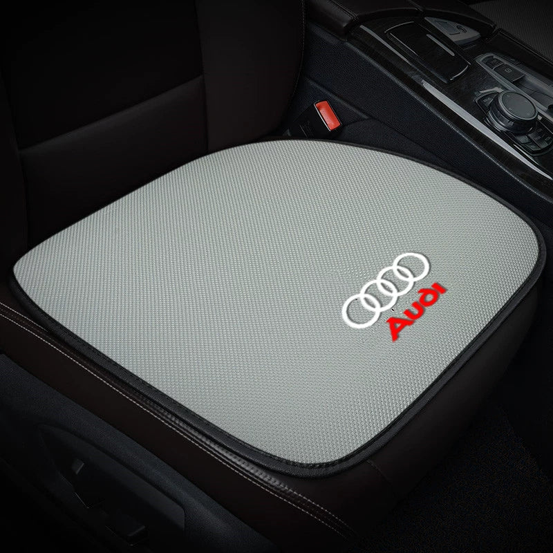 Audi breathable linen front seat cushion in Light Gray