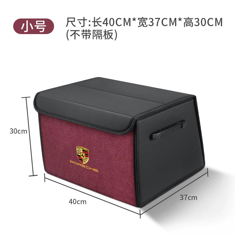 Suitable for Porsche car trunk storage, Cayenne Macan, Palamella, Taycan car organizer
