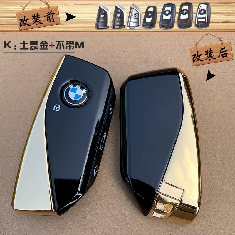 Applicable to BMW key upgrade and modification, old knife peak model, 24 U-bottom remote control 34567 series special modification