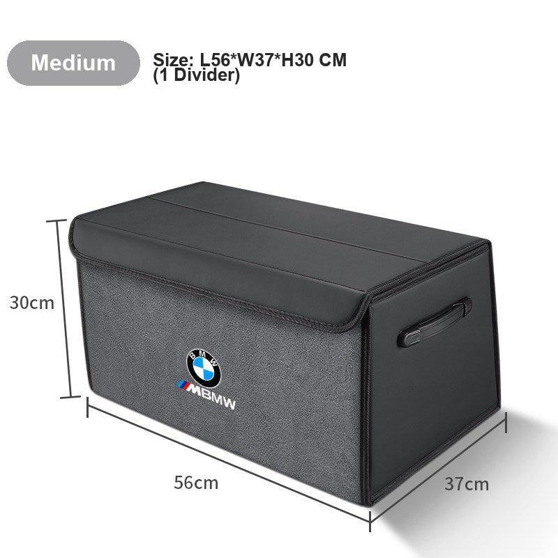 BMW car trunk storage box - BMW Storage Box Two-Tone Starry Gray Medium (Length 56*Width 37*Height 30)