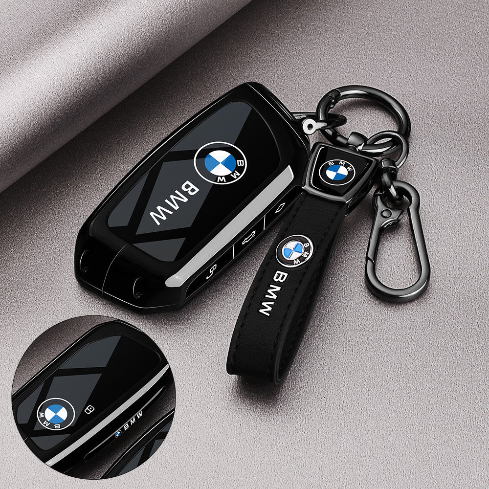 BMW G Series key fob case with wrist strap buckle keychain