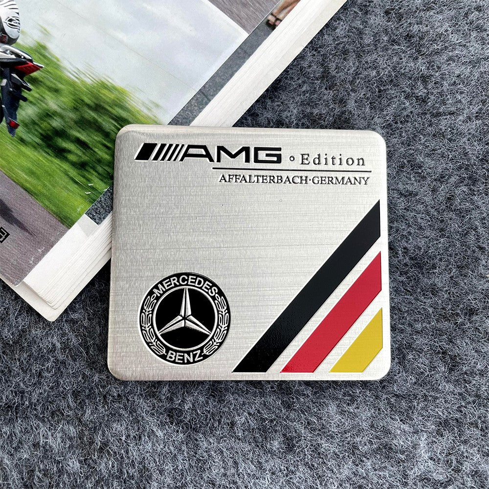 BMW & Mercedes-Benz Metal Emblem Badge Stickers