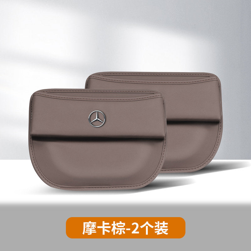 Compatible with Mercedes-Benz seat storage boxes, C-Class E-Class e300L C260l c200 GLC GLE car gap storage boxes