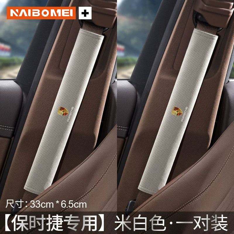 Applicable Porsche Paramela 911 Cayenne 718 Parmecalman car seat belt shoulder guard trim trim