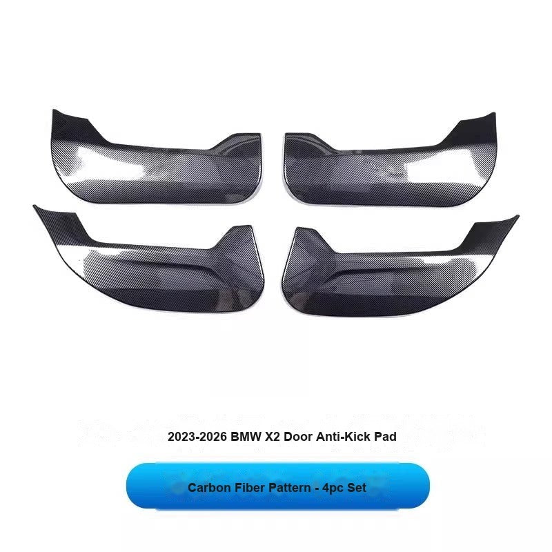 BMW 2023-2026 X2 - Carbon Fiber Door Anti-Kick Pads (4-Piece) - Carbon Fiber Anti-Kick Pad