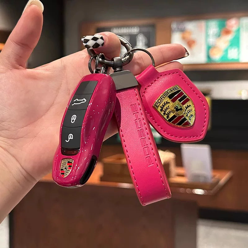 Porsche Signature Gloss Key Shell – 13-Colour Crest Collection and Houndstooth Edition