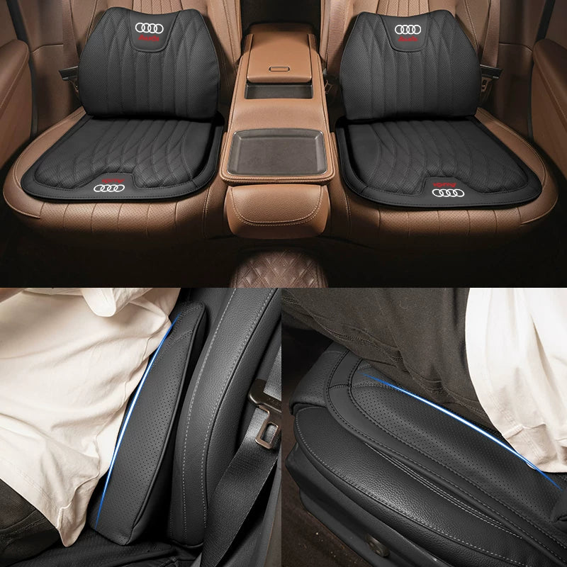 Audi Signature Seat Cushion and Lumbar Support – All-Season Breathable Comfort Edition