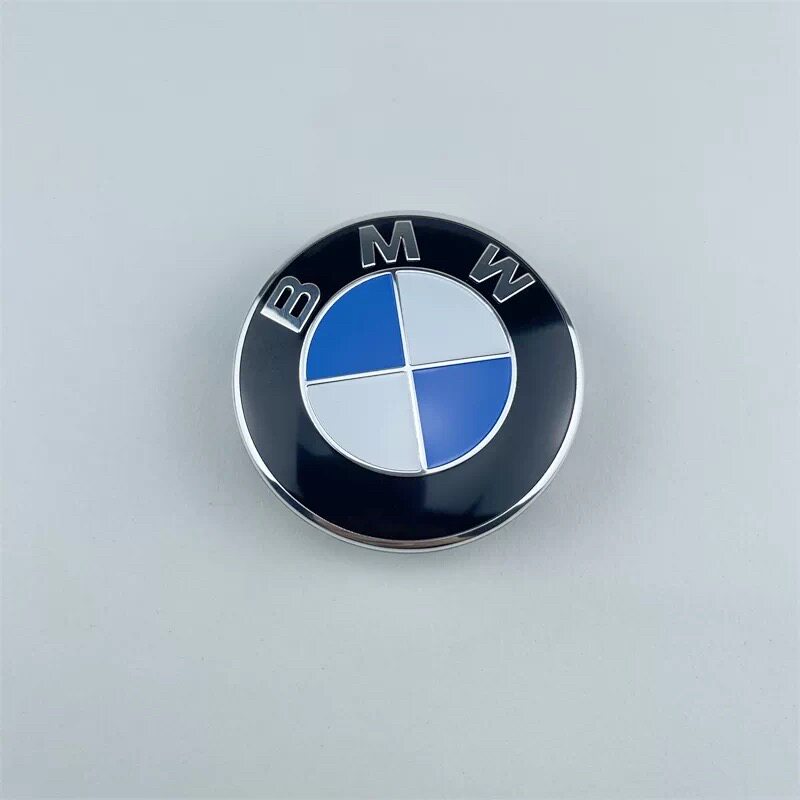 BMW wheel center cap, original blue/white, 68mm single