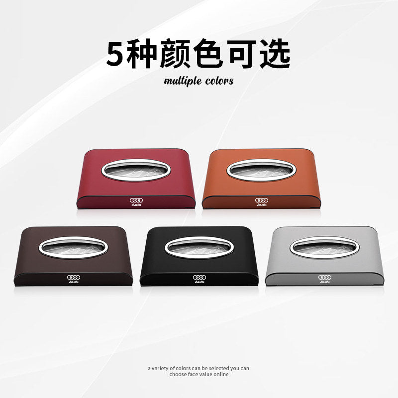 Suitable for Audi S A4LA6LA5Q5LQ7Q3 car tissue box A7A3Q2L car decoration paper drawer box