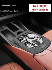 Set de molduras interiores BMW Serie 5 i5 - Palanca de cambios y paneles de consola de ante (2024-actualidad)