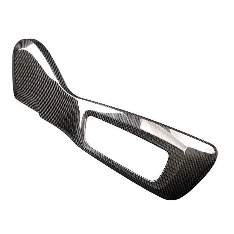 BMW M2 M3 M4 dry carbon fiber seat side panel, 3K twill weave glossy finish