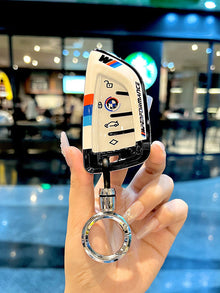 BMW Smart Key-cover - TPU-beskyttelsesetui med nøglering