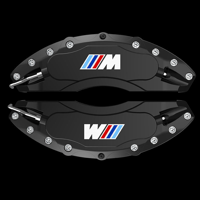 BMW brake caliper covers, Black finish, M logo