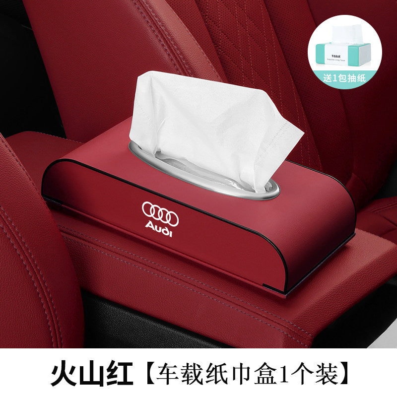 Suitable for Audi S A4LA6LA5Q5LQ7Q3 car tissue box A7A3Q2L car decoration paper drawer box