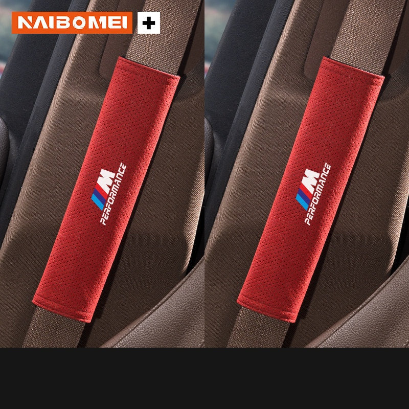 Накладка на ремень безопасности BMW M – замшевая накладка на ремень