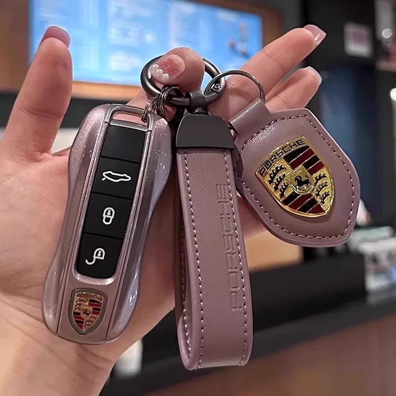 Porsche Signature Gloss Key Shell – 13-Colour Crest Collection and Houndstooth Edition