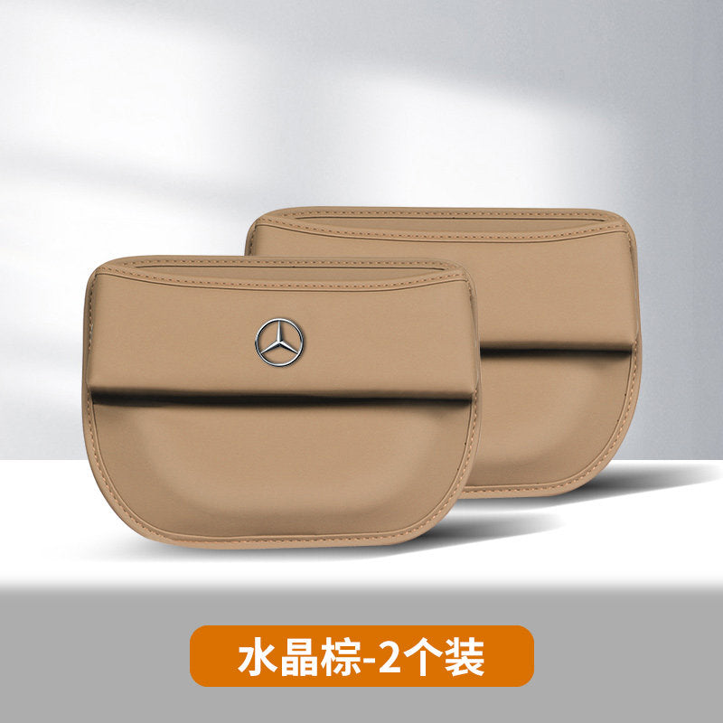 Compatible with Mercedes-Benz seat storage boxes, C-Class E-Class e300L C260l c200 GLC GLE car gap storage boxes