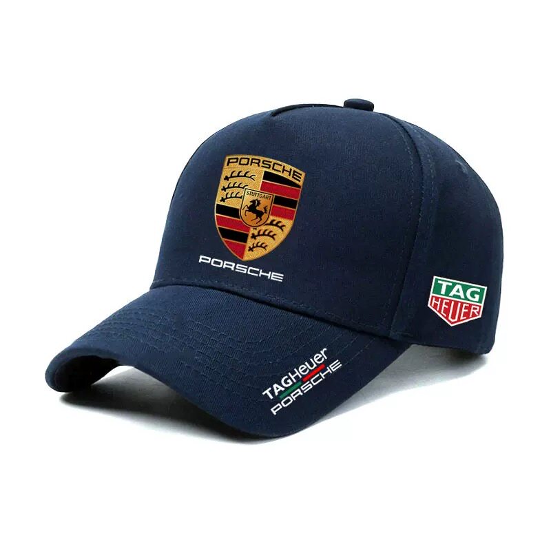 Porsche logo baseball cap custom team enthusiast F1 racing cap outdoor men's and women's sunshade peaked hat