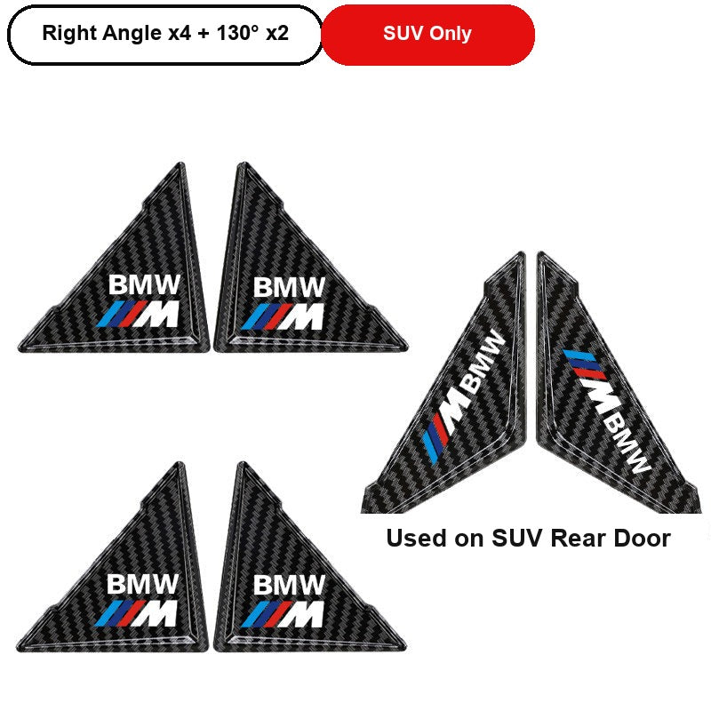 BMW M-Mark carbon fiber full door corner guard set for SUV