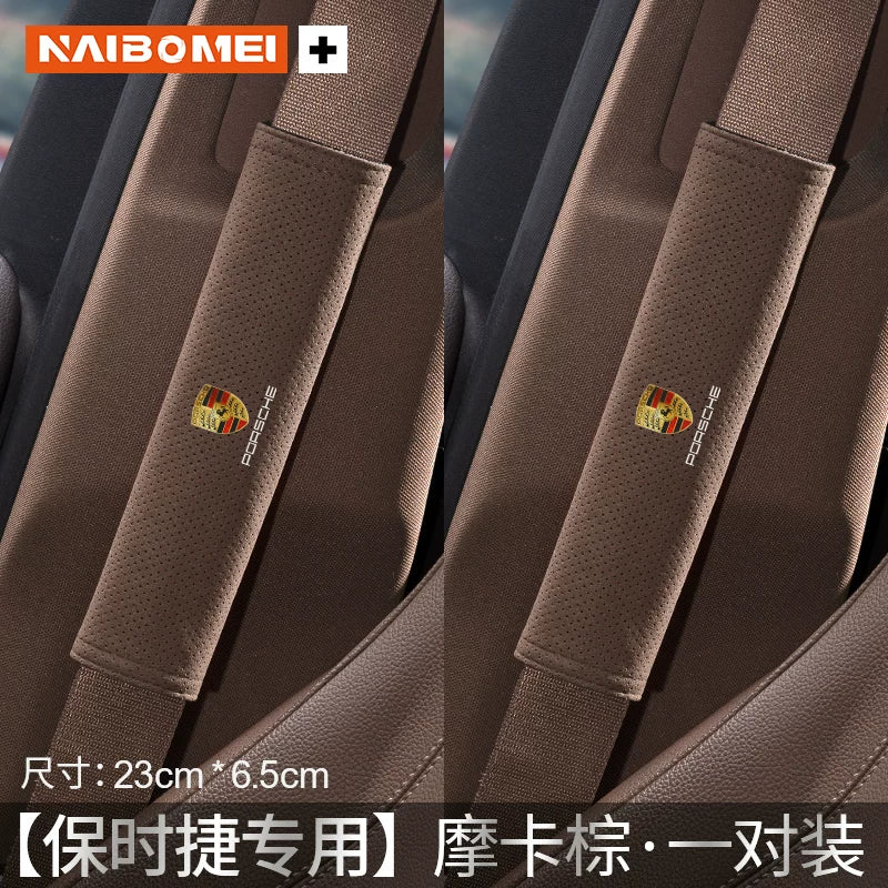 Applicable Porsche Paramela 911 Cayenne 718 Parmecalman car seat belt shoulder guard trim trim