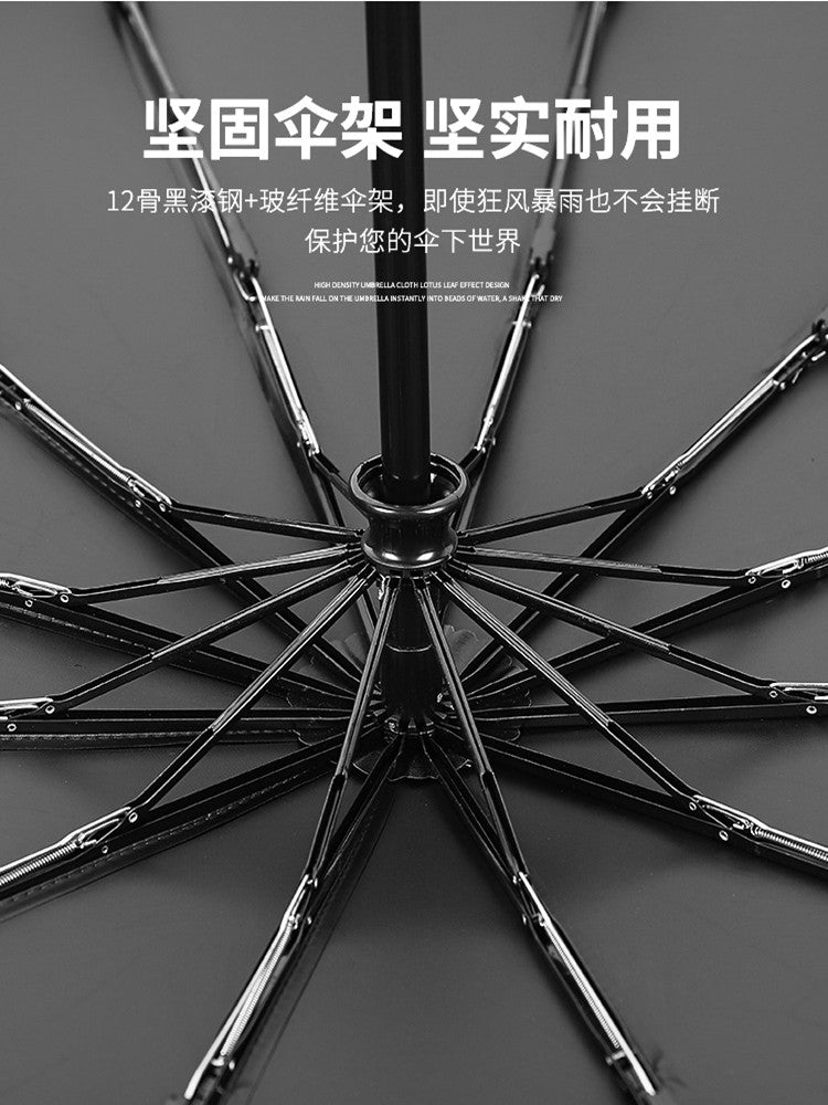 It is suitable for Mercedes-Benz umbrellas, original large umbrellas, high-end sunscreen 4S car special original automatic long-handled folding umbrellas