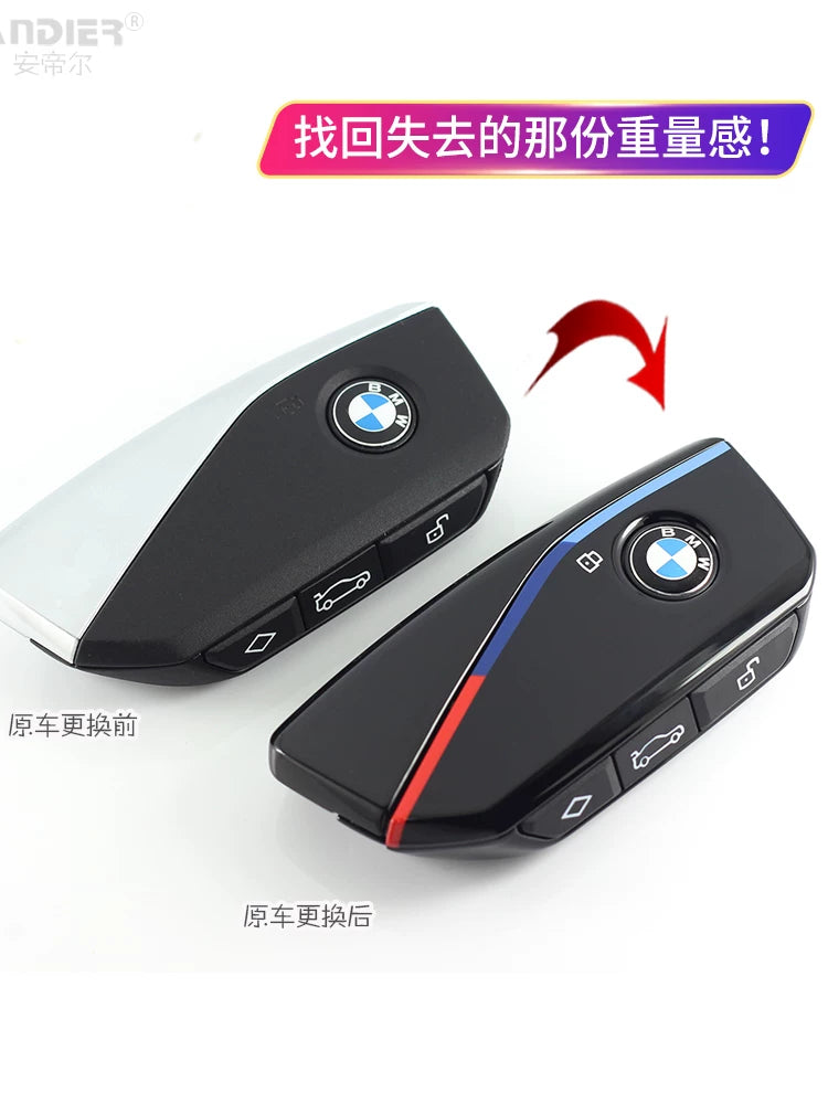 Applicable to BMW key upgrade and modification, old knife peak model, 24 U-bottom remote control 34567 series special modification