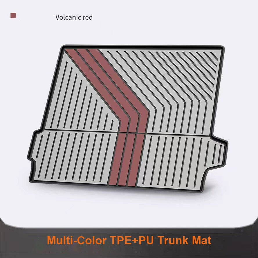 BMW trunk mat Volcanic Red color option