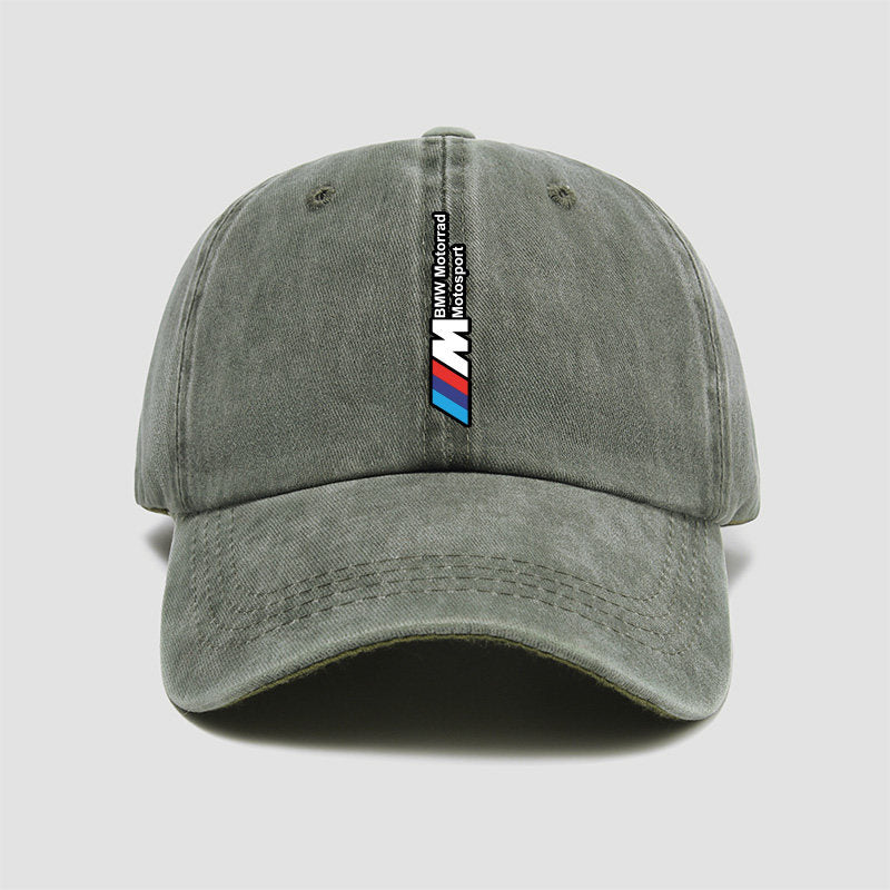 BMW M Performance washed cotton cap in green with embroidered M logo