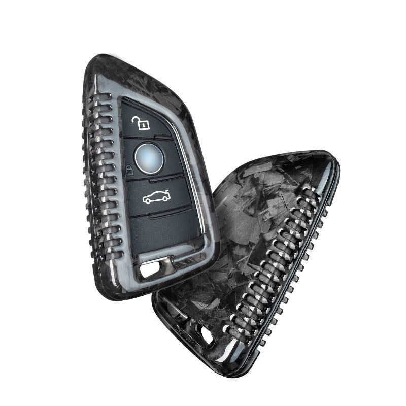 BMW Real Carbon Fiber Blade Key Fob Case - Luxury Protective Cover