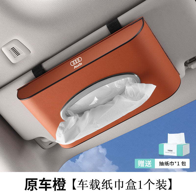 Suitable for Audi S A4LA6LA5Q5LQ7Q3 car tissue box A7A3Q2L car decoration paper drawer box