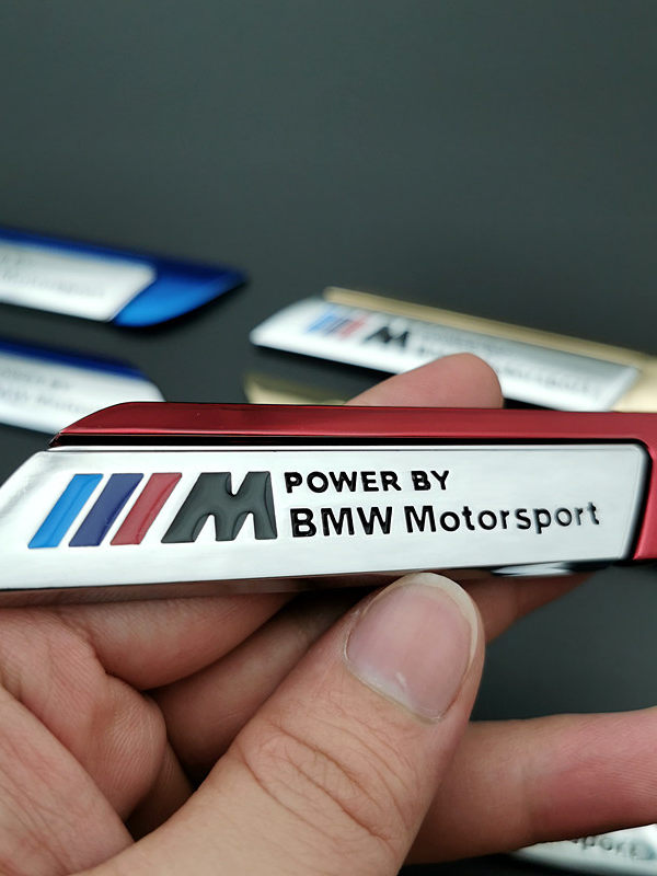 شارات جانب الرفرف BMW M Power - طقم زوجي