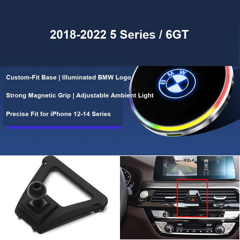 BMW magnetic phone mount 2018-2022 5 Series 6GT fitment