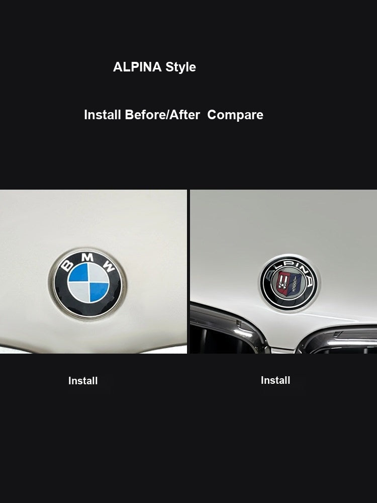 ALPINA Style BMW Trunk Badge Logo Replacement
