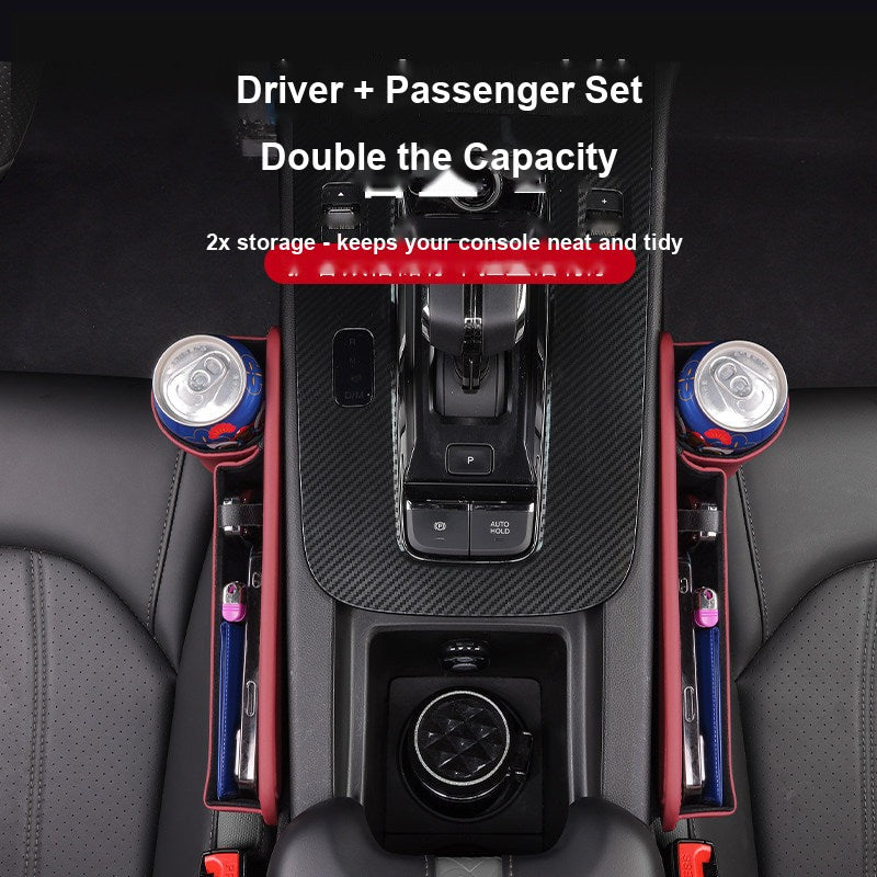 BMW seat gap organizer driver and passenger pair double capacity