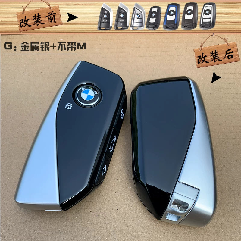Applicable to BMW key upgrade and modification, old knife peak model, 24 U-bottom remote control 34567 series special modification